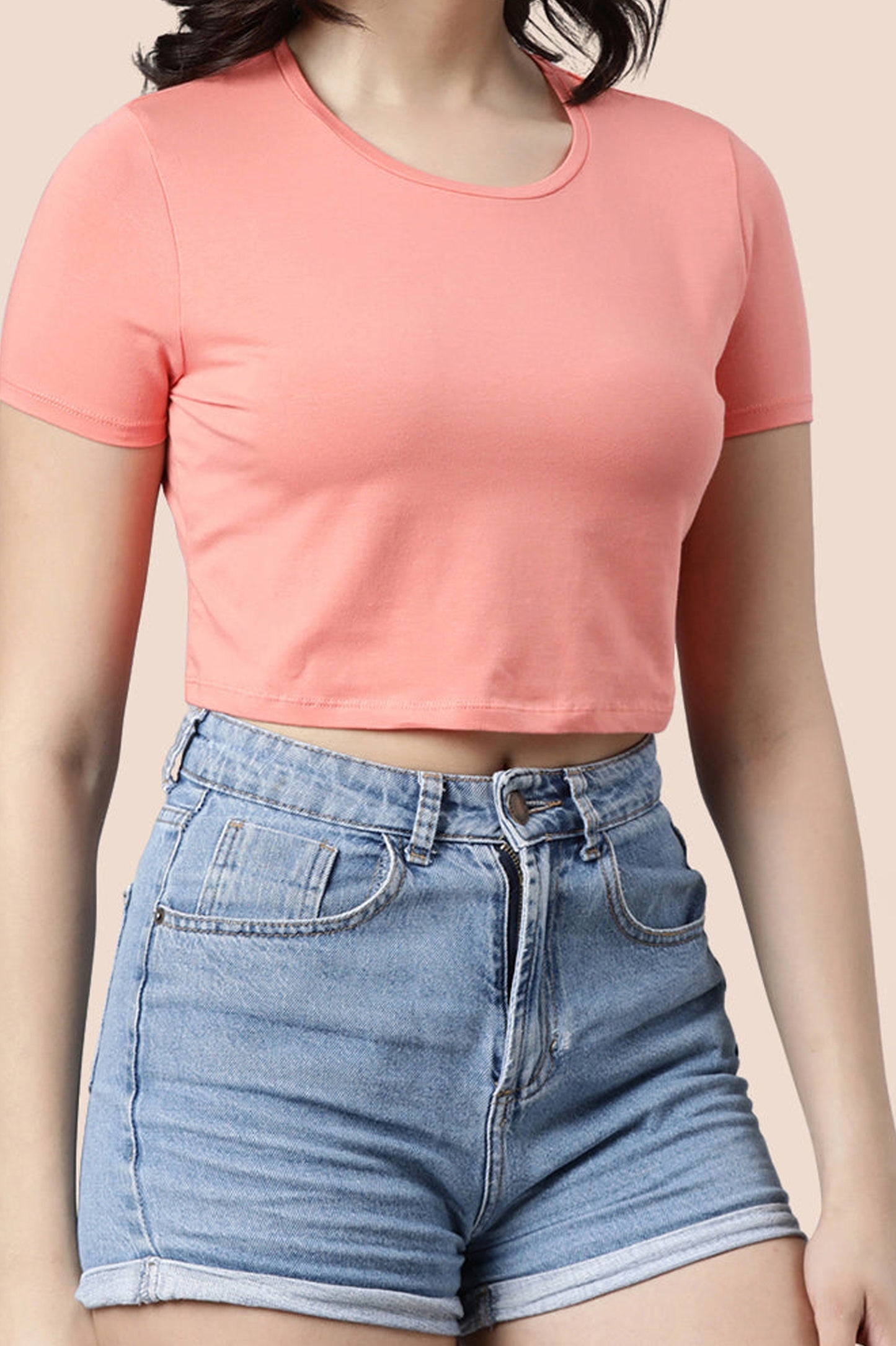 Crop Top - Amber Flower