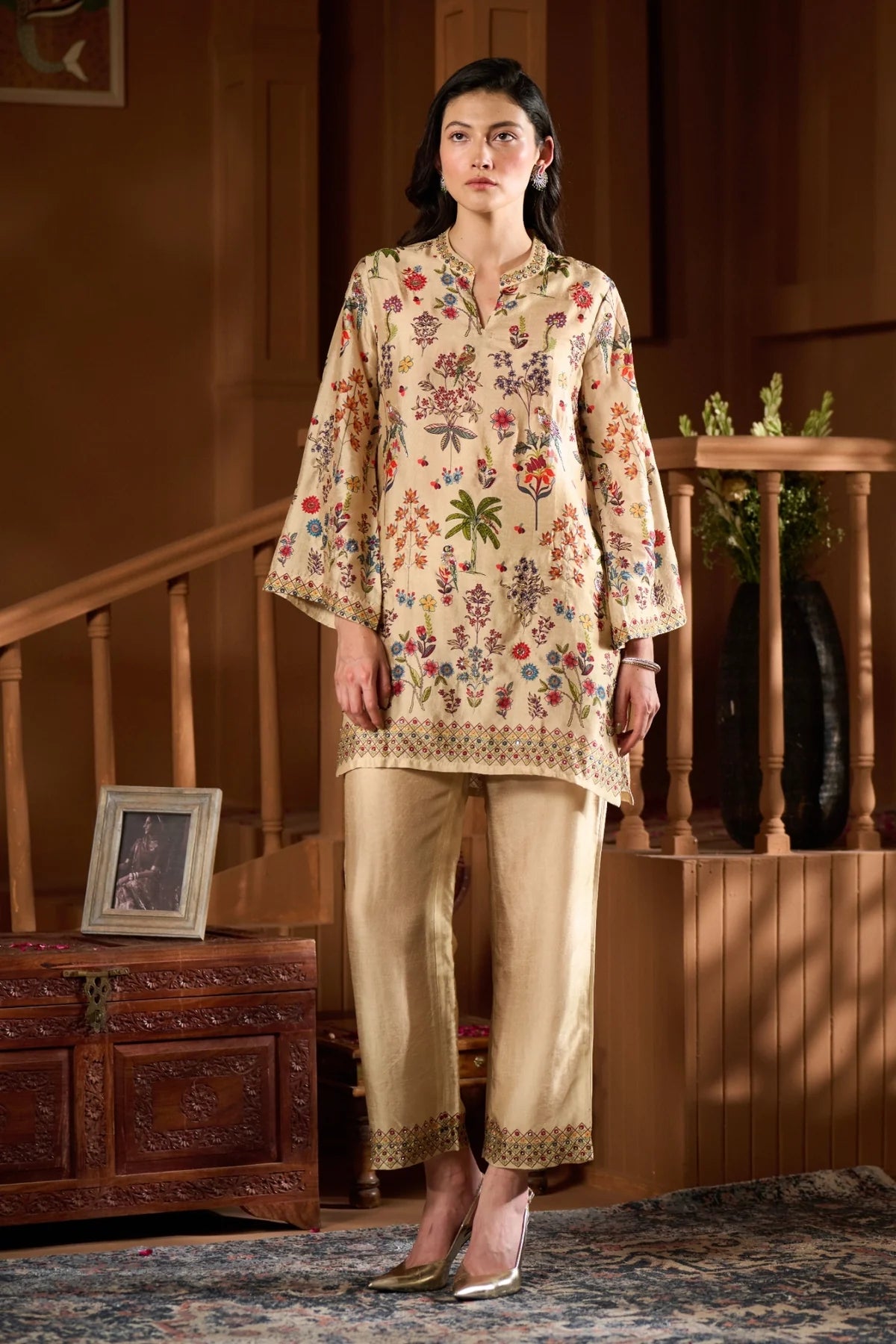 Buy co ord sets for women India featuring a stylish embroidered kurta and matching pants
