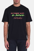 Dirtylabels Premium Cotton T-shirt India featuring a fun WiFi quote in vibrant colors