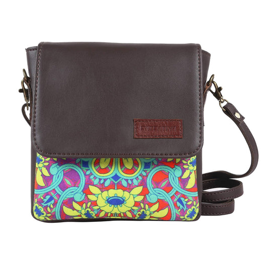 Fatfatiya trendy handbags online with colorful floral pattern and adjustable strap for everyday use