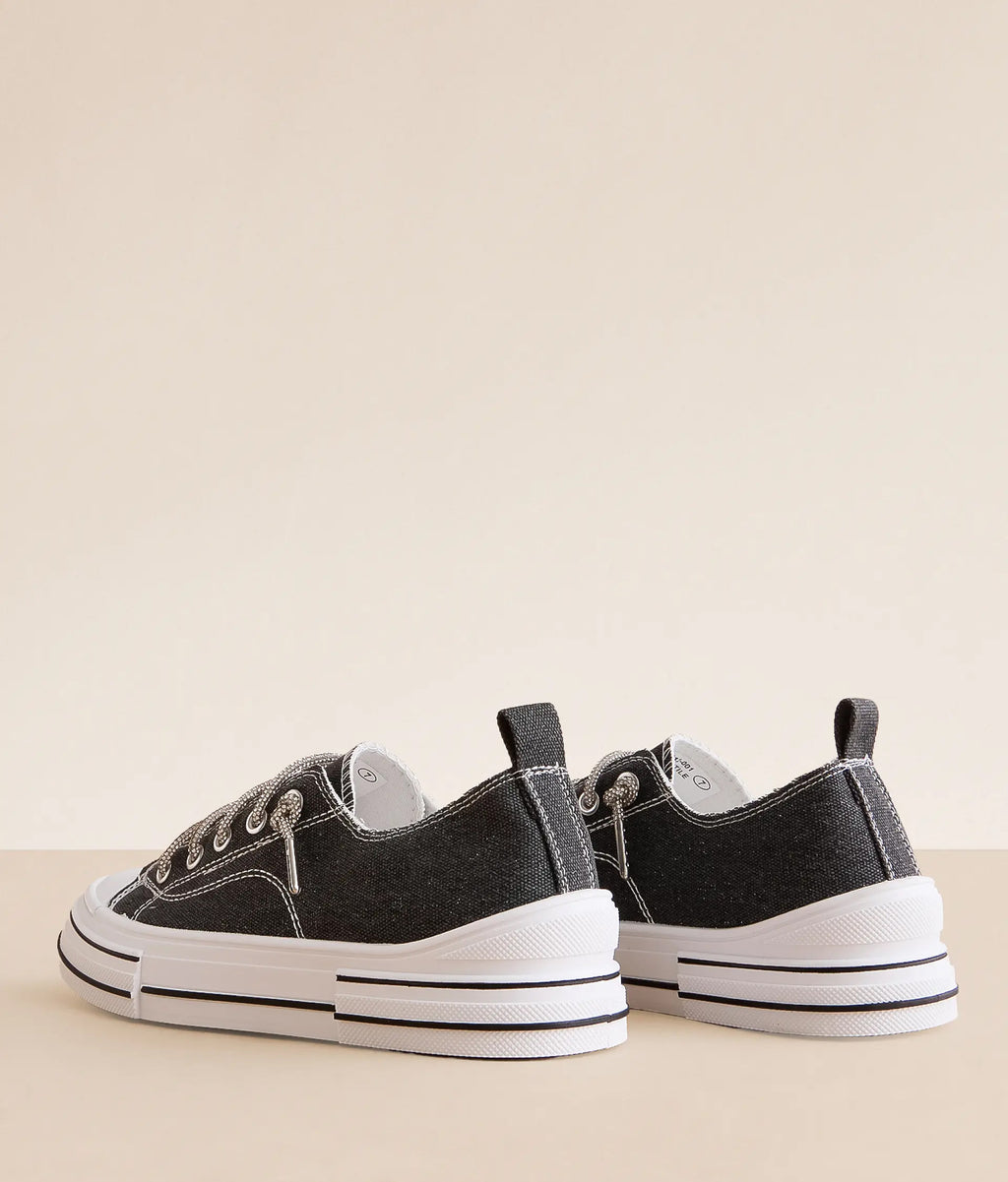 Dirtylabels women's black and white sneakers with stylish design and comfortable sole