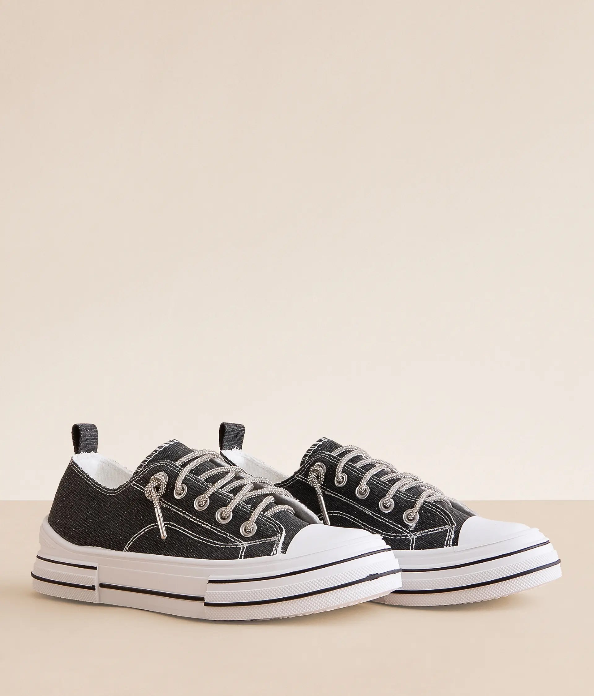 DirtyLabels women's black and white sneakers with classic styling and comfortable fit