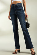 Fashionable women's bootcut jeans India with a flattering high waist and trendy flare design
